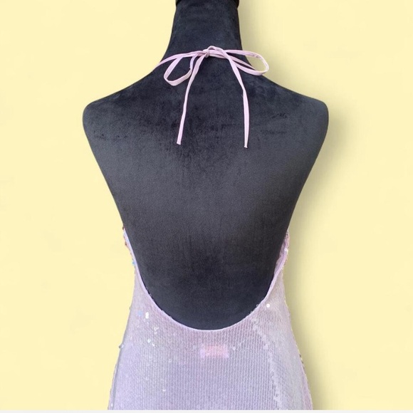 Oh Polly Lilac Sequin Dress - Picture 5 of 9